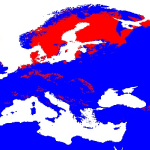 Hybomitra lurida modeled distribution map