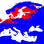 Hybomitra bimaculata modeled distribution map