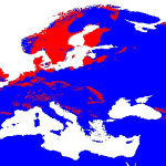 Hybomitra montana modeled distribution map