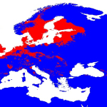 Hybomitra muehlfeldi modeled distribution map